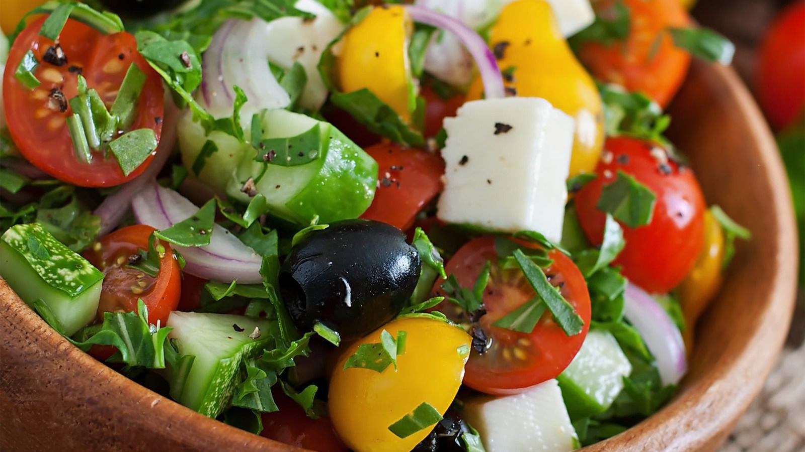 Greek salad at Levant Mediterranean